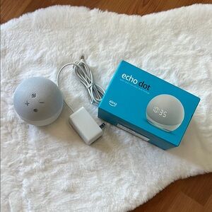 Amazon Echo Dot with LED Display - Gray